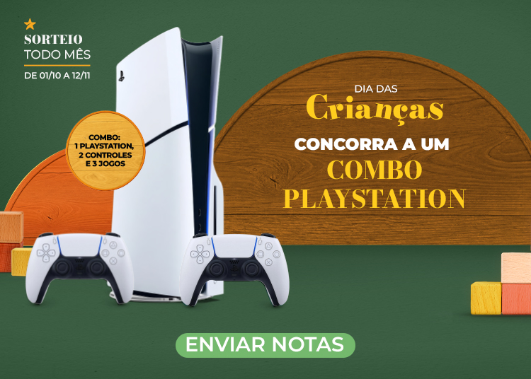 SORTEIO COMBO PLAYSTATION